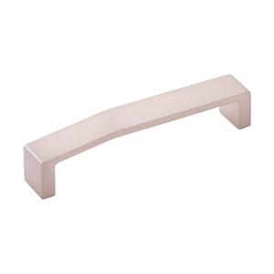 Veer Pull 5-1/16 Inch (128mm) Center to Center Satin Nickel