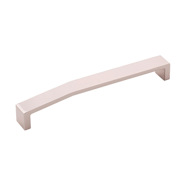 Veer Pull 7-9/16 Inch (192mm) Center to Center Polished Nickel
