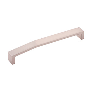 Veer Pull 7-9/16 Inch (192mm) Center to Center Satin Nickel