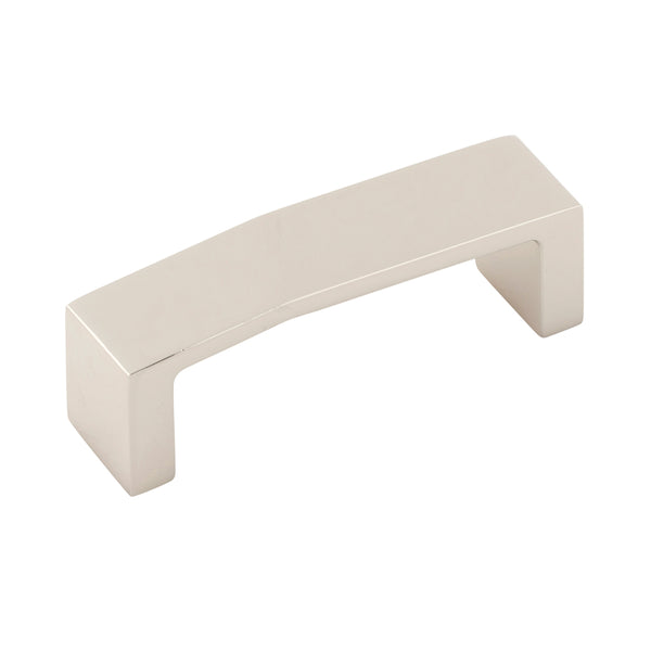 Veer Pull 3 Inch Center to Center Polished Nickel