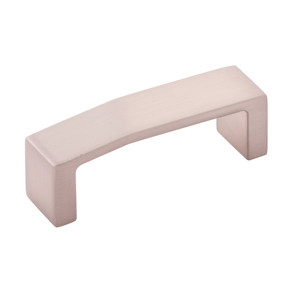 Veer Pull 3 Inch Center to Center Satin Nickel