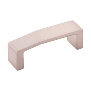 Veer Pull 3 Inch Center to Center Satin Nickel