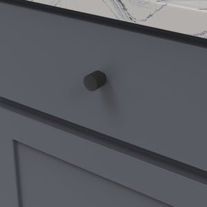 Verge Knob 7/8 Inch Diameter Matte Black