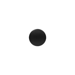 Verge Knob 7/8 Inch Diameter Matte Black