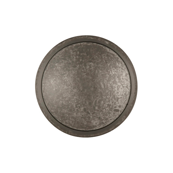 Williamsburg Knob 1-1/4 Inch Diameter Black Nickel Vibed