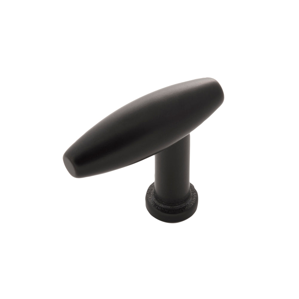 Wexler Knob 1-1/2 Inch x 1/2 Inch Flat Onyx