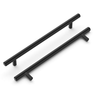 Bar Pull 7-9/16 Inch (192mm) Center to Center Matte Black