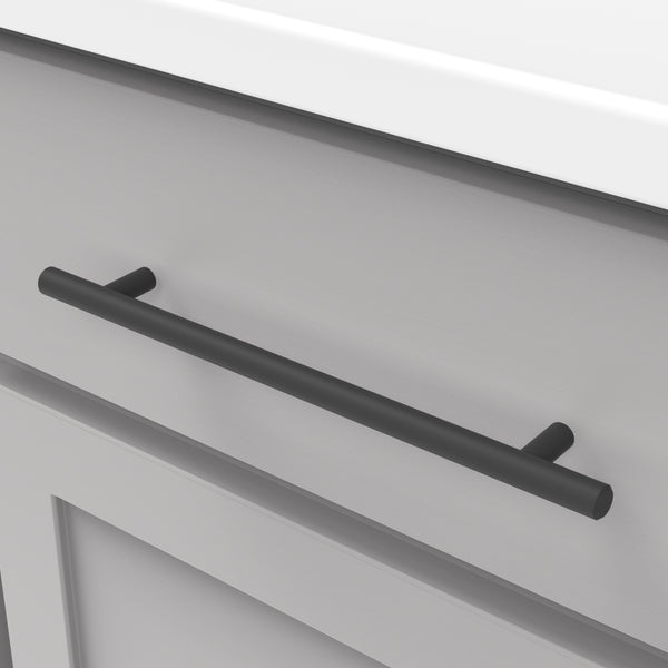 Bar Pull 7-9/16 Inch (192mm) Center to Center Matte Black