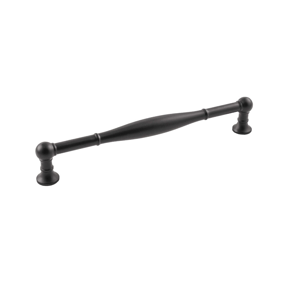 Fuller Pull 7-9/16 Inch (192mm) Center to Center Matte Black