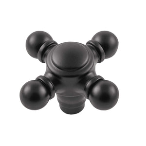 Fuller Knob 2-1/8 Inch x 2-1/8 Inch Matte Black