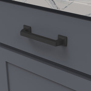 Studio II Pull 5-1/16 Inch (128mm) Center to Center Matte Black