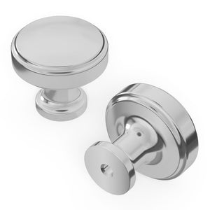 Piper Knob 1-1/4 Inch Diameter Chrome