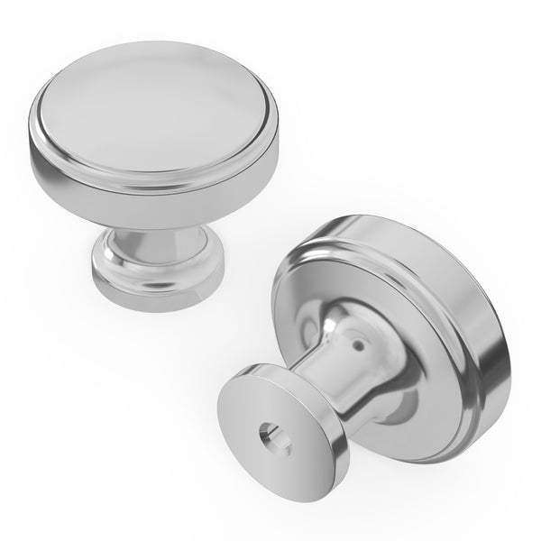 Piper Knob 1-1/4 Inch Diameter Chrome