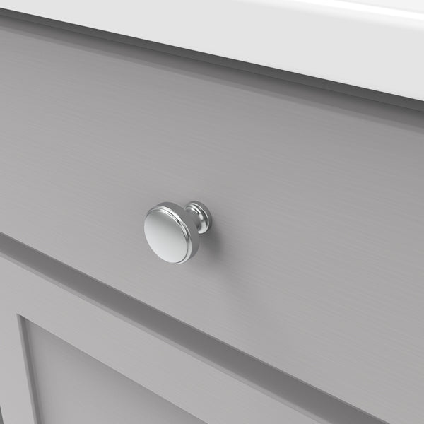 Piper Knob 1-1/4 Inch Diameter Chrome