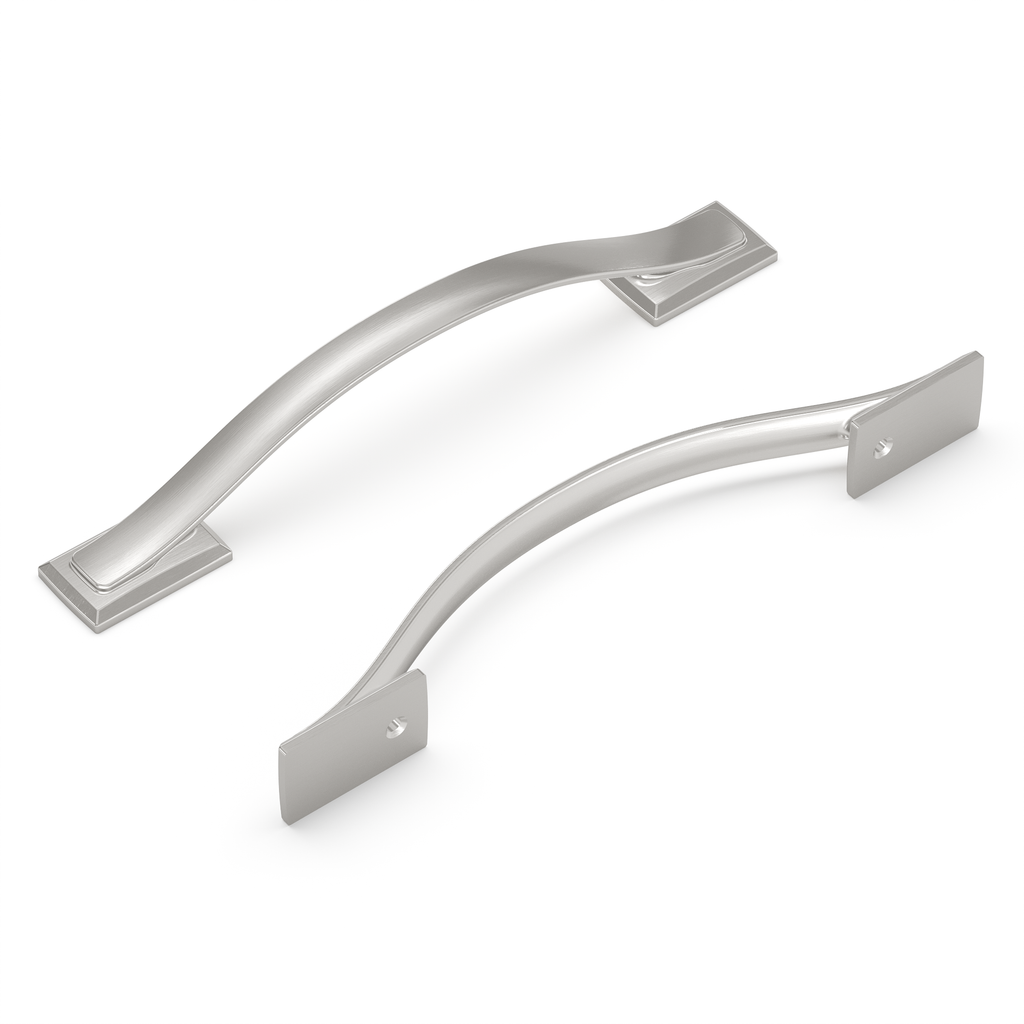 Dover Pull 5-1/16 Inch (128mm) Center to Center Satin Nickel Finish