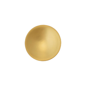 Maven Knob 1-1/4 Inch Diameter Brushed Golden Brass