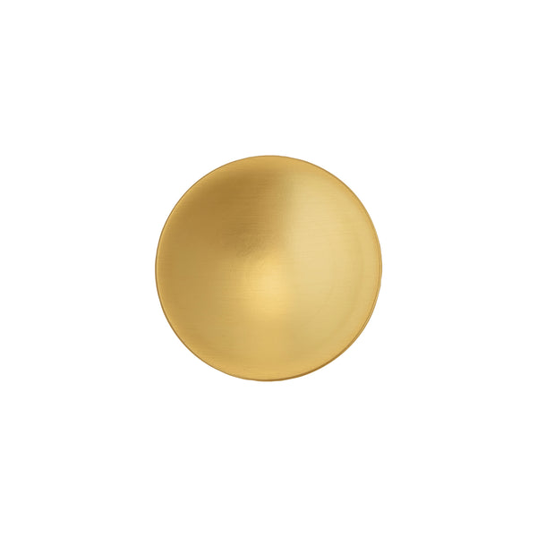 Maven Knob 1-1/4 Inch Diameter Brushed Golden Brass