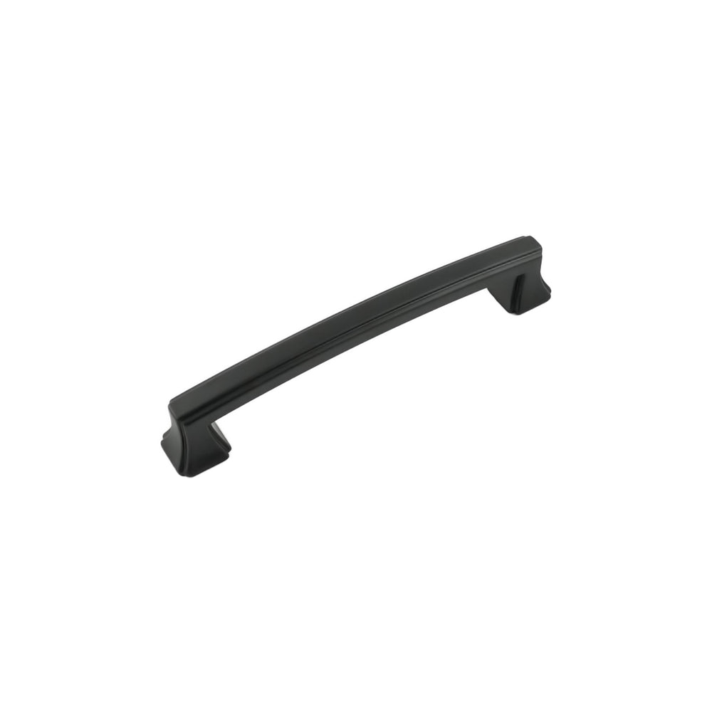 Bridges Pull 5-1/16 Inch (128mm) Center to Center Matte Black