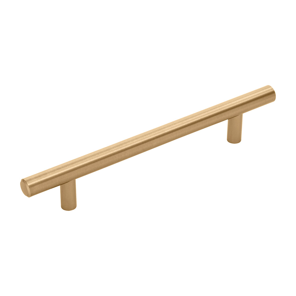 Bar Pull 5-1/16 Inch (128mm) Center to Center Champagne Bronze