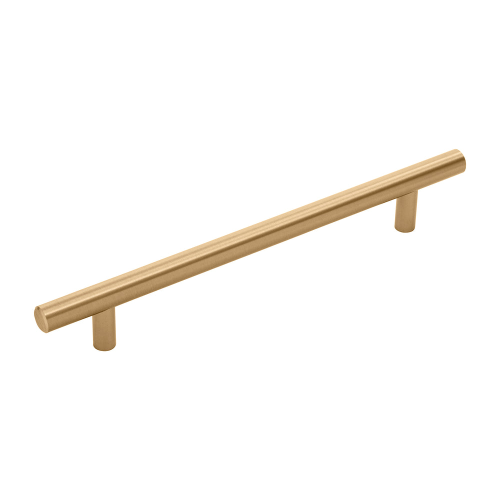 Bar Pull 6-5/16 Inch (160mm) Center to Center Champagne Bronze