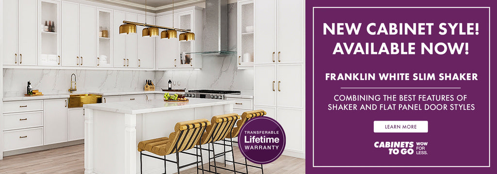 New Franklin White Cabinets Available Now