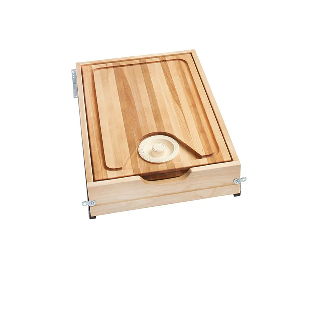 Cutting Board Drawer with Opening 18"