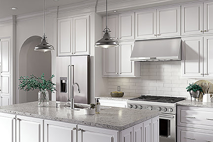 Chalet White Raised Panel Sample