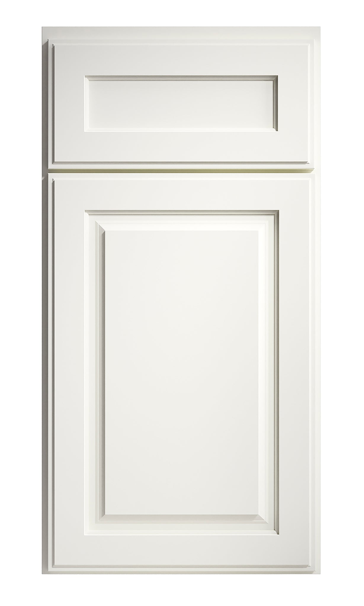 Chalet White Raised Panel Sample