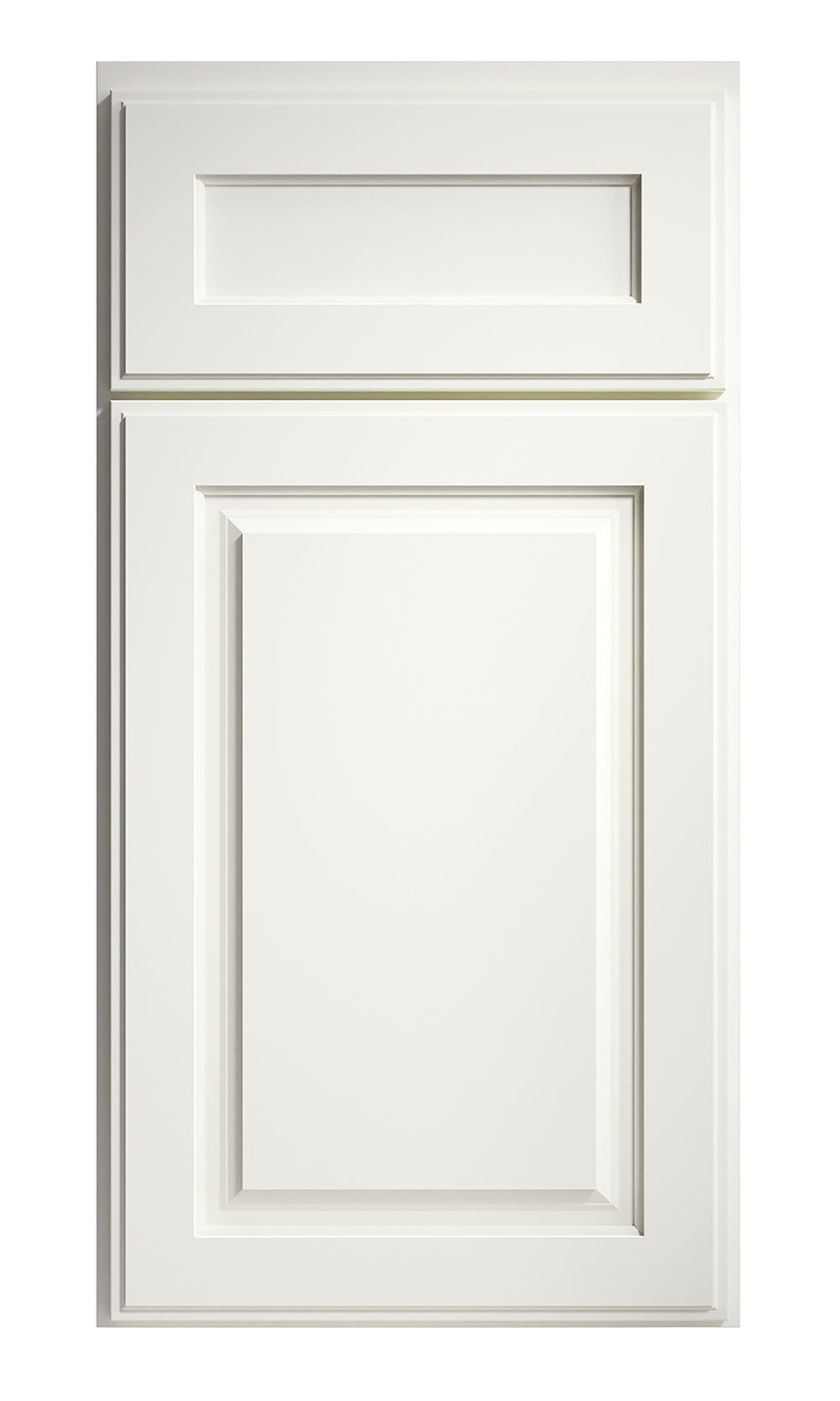 Chalet White Raised Panel Sample