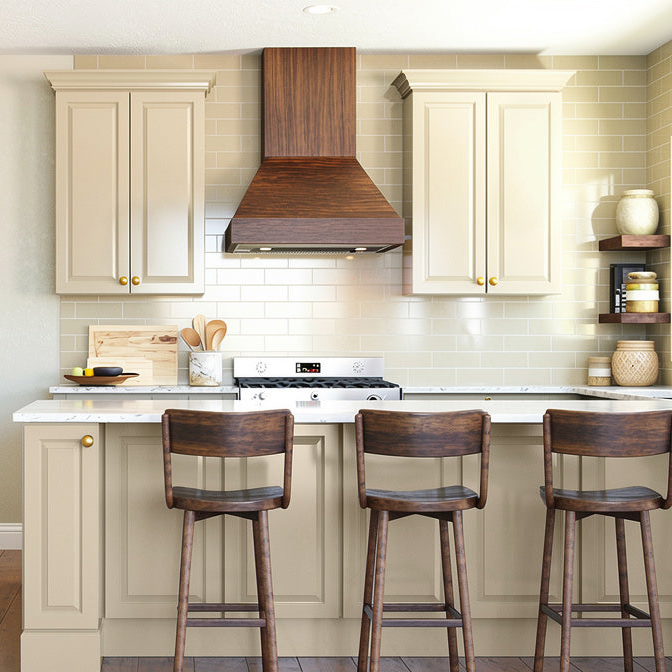 Cotswold Linen Raised Panel Cabinets