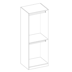 Gracious Home Dual Hanging Closet