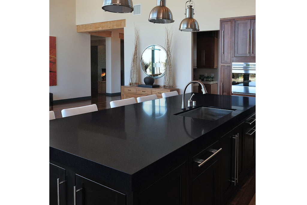 Corsica Gold Iron Leather Granite