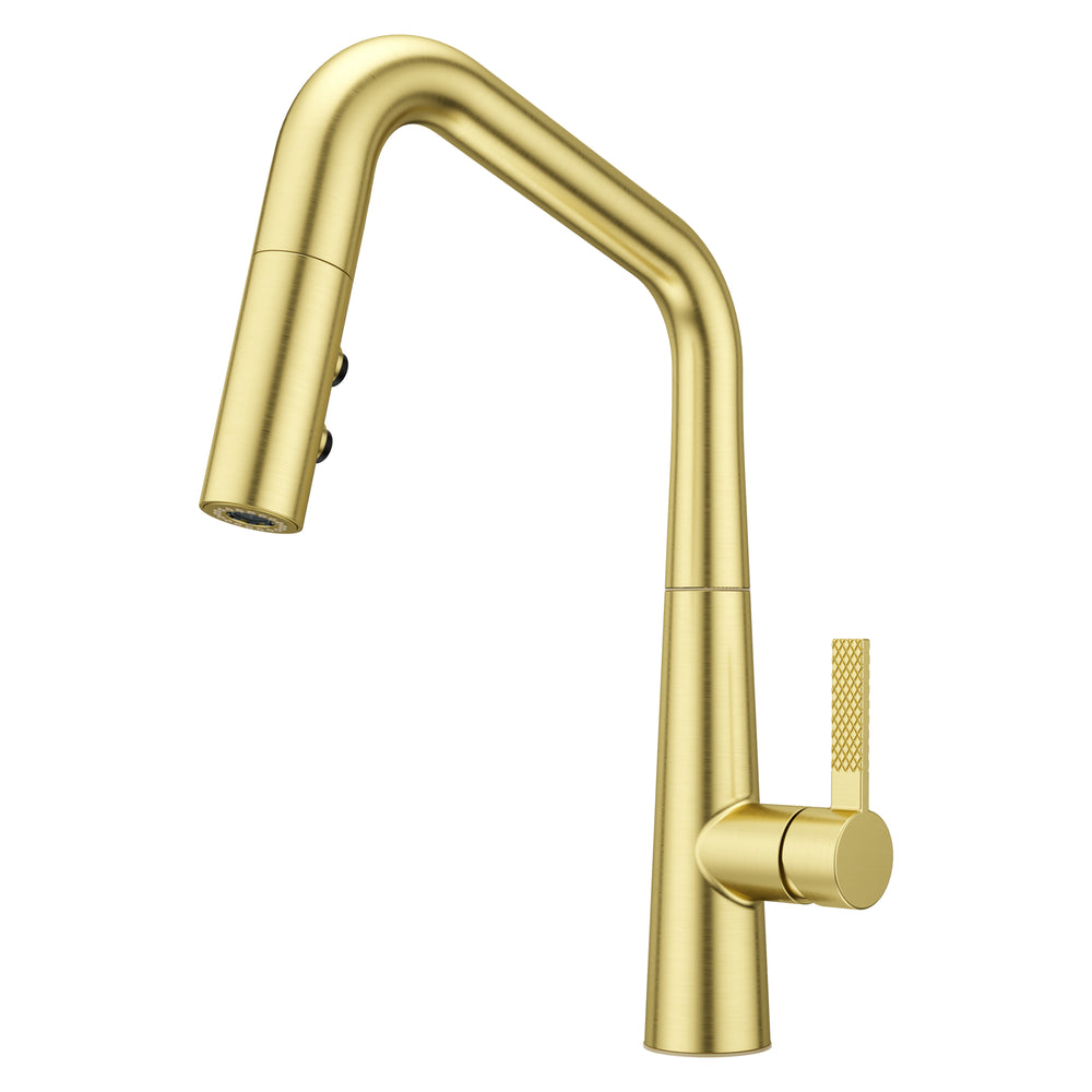 Asari Kitchen Faucet 1-Handle Brushed Gold