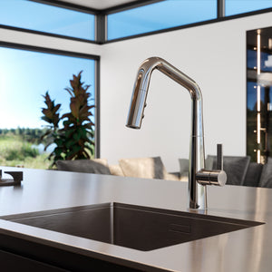 Asari Kitchen Faucet 1-Handle Polished Chrome