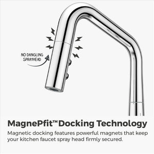 Asari Kitchen Faucet 1-Handle Polished Chrome