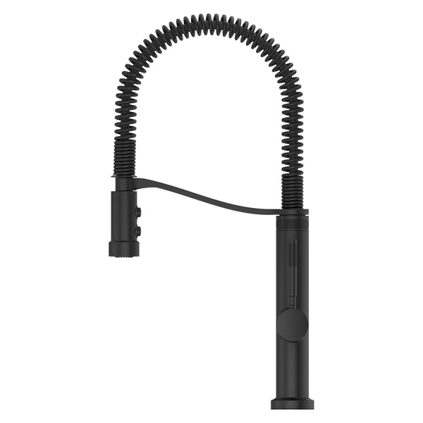 Bruton Kitchen Faucet Pull-Down Culinary 1-Handle Matte Black