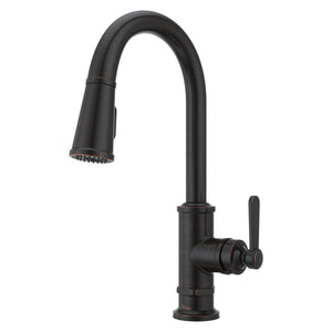 Port Haven Kitchen Faucet Pull-Down 1-Handle Tuscan Bronze