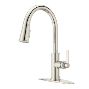 Havenridge Kitchen Faucet 1 Handle Polished Nickel