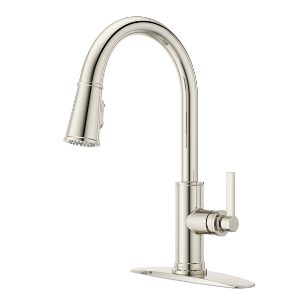 Havenridge Kitchen Faucet 1 Handle Polished Nickel