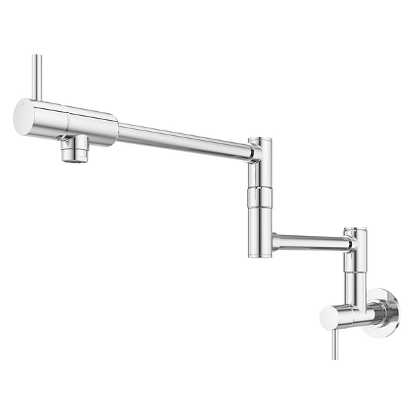 Lita Wall Mount Pot Filler 1-Handle Polished Chrome