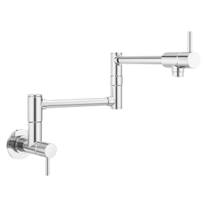 Lita Wall Mount Pot Filler 1-Handle Polished Chrome