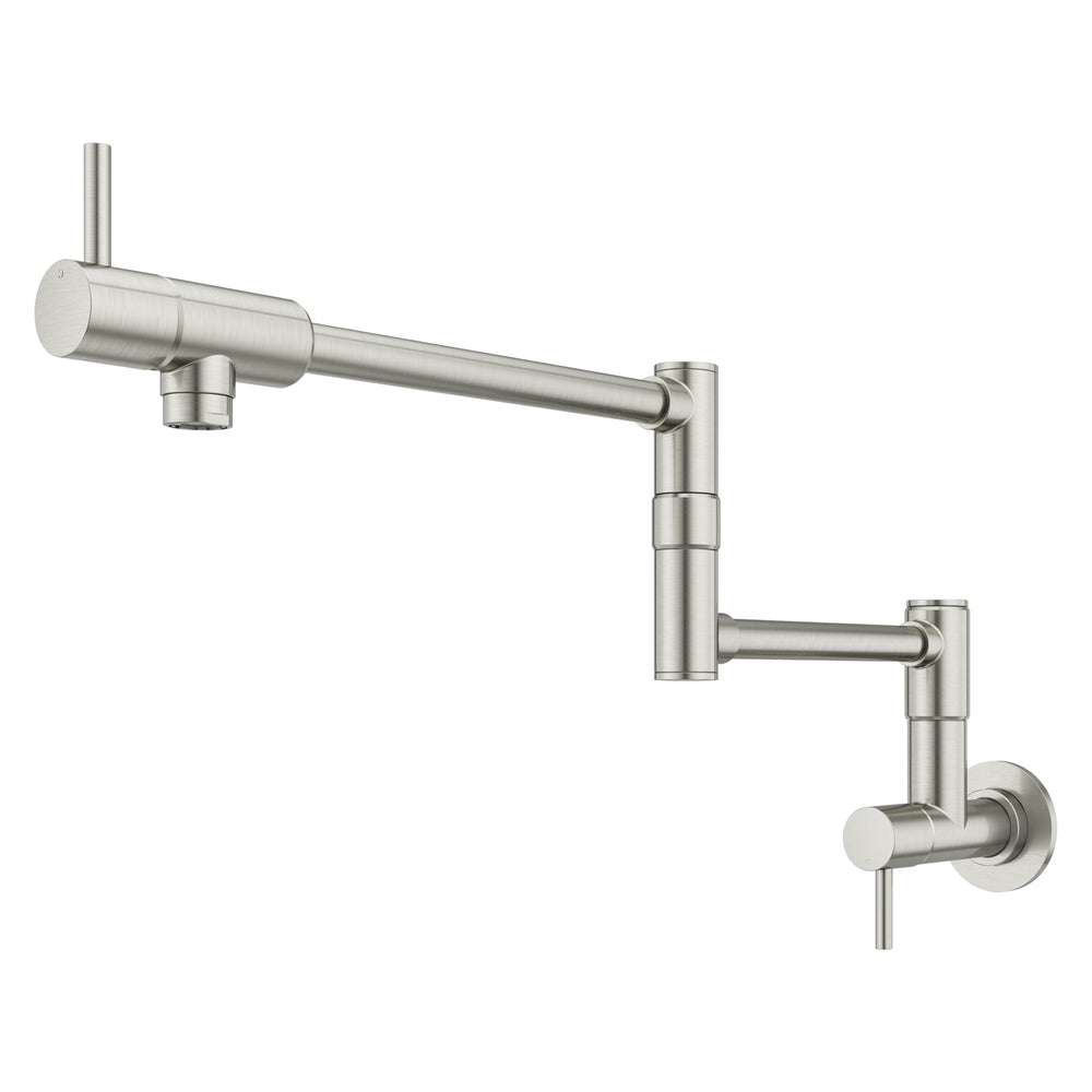 Lita Wall Mount Pot Filler 1-Handle Stainless Steel