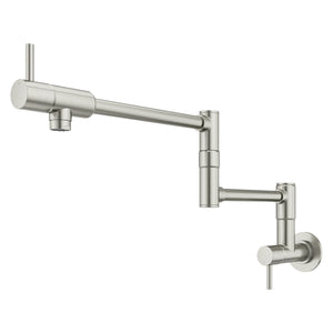 Lita Wall Mount Pot Filler 1-Handle Stainless Steel