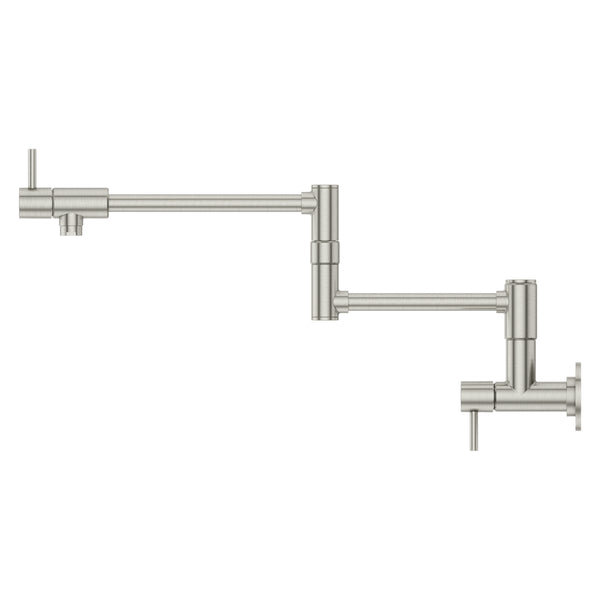 Lita Wall Mount Pot Filler 1-Handle Stainless Steel