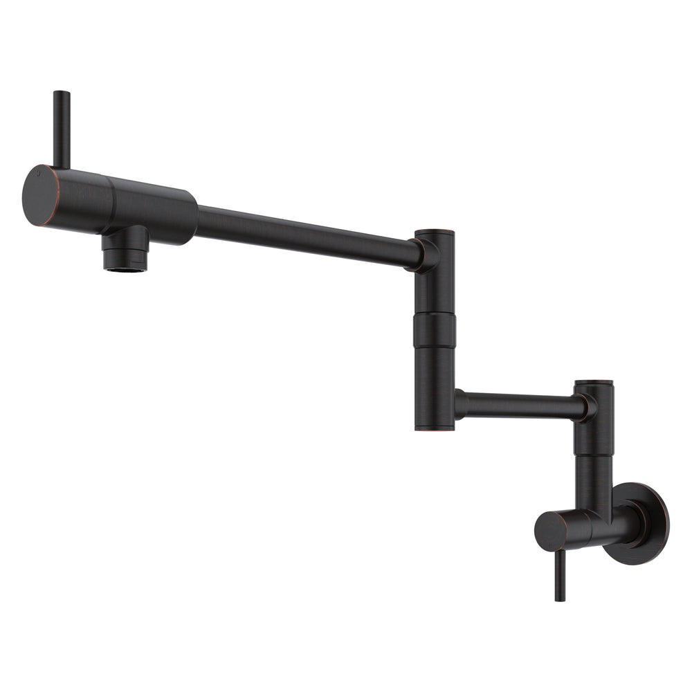 Lita Wall Mount Pot Filler 1-Handle Tuscan Bronze