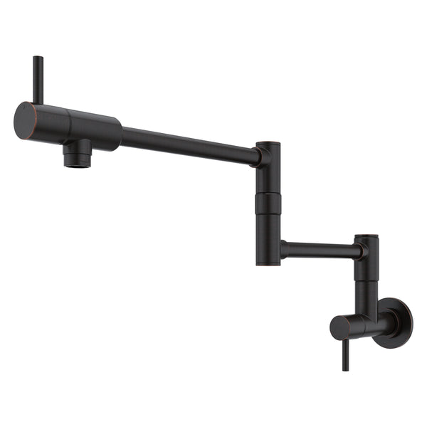 Lita Wall Mount Pot Filler 1-Handle Tuscan Bronze