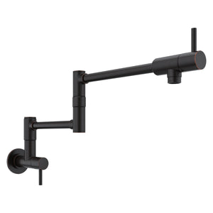 Lita Wall Mount Pot Filler 1-Handle Tuscan Bronze