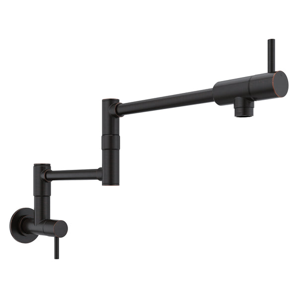 Lita Wall Mount Pot Filler 1-Handle Tuscan Bronze