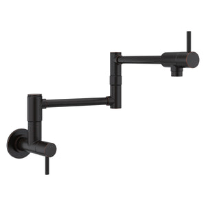 Lita Wall Mount Pot Filler 1-Handle Tuscan Bronze