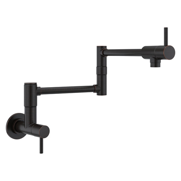 Lita Wall Mount Pot Filler 1-Handle Tuscan Bronze